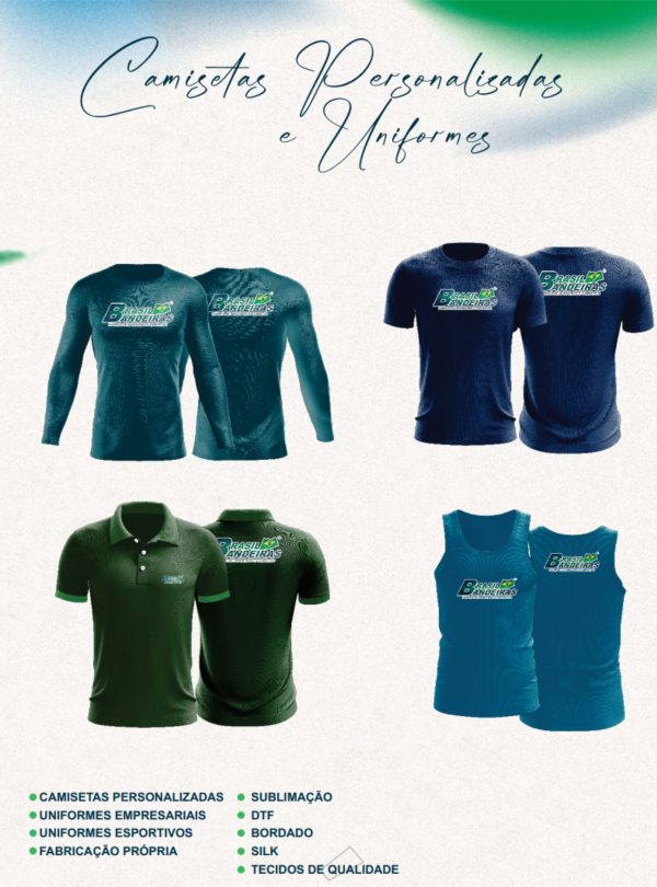 Camisetas Personalizadas e Uniformes
